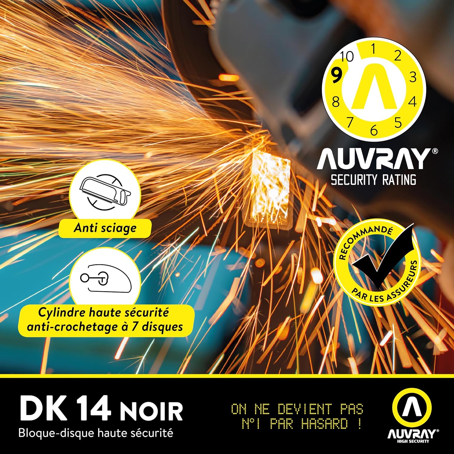AUVRAY Block Disc DK-14 Black Classe SRA – Image 3