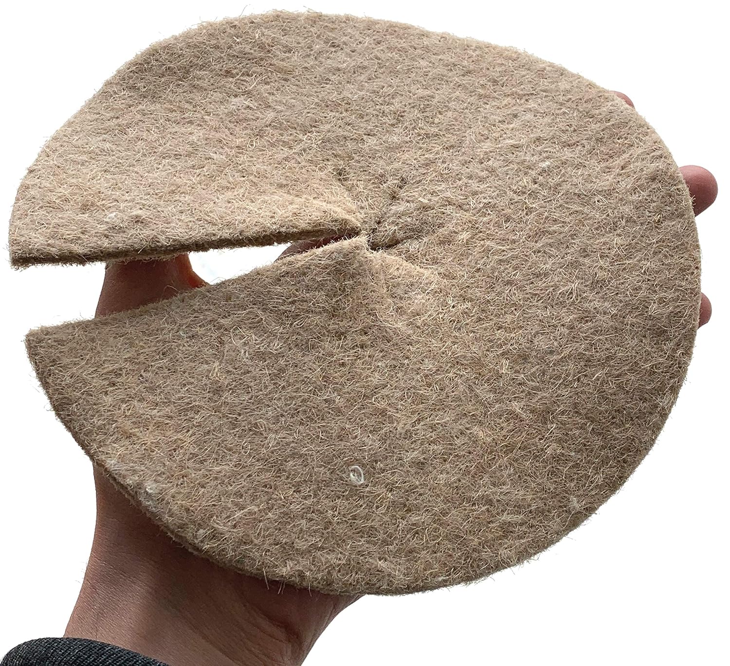 Disque de paillage Jute Bio 700g/m² - Protection Contre Les Mauvaises Herbes biodégradable et Naturelle - 19cm - Lot de 10 – Image 6
