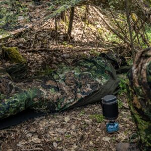 Alternative view of MILTEC — Sursac camouflage noir taille unique