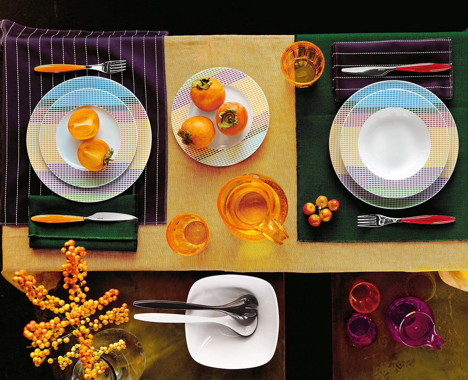 24-PIECE CUTLERY SET FEELING - Clear Red – Image 4