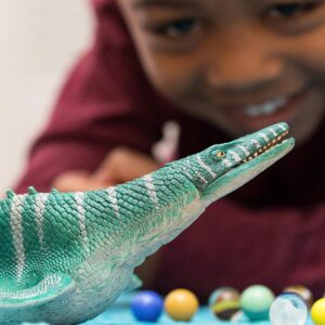 Alternative view of SCHLEICH Dinosaurs — Figurine Mosasaurus avec mâchoire