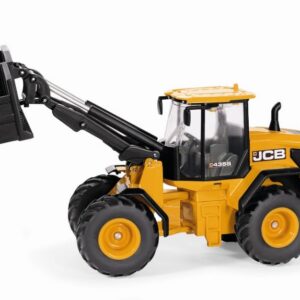 siku 3663, JCB 435S Agri-Chargeuse sur pneus, 1:32, Orange, Métal/Plastique, Chargeur Frontal Interchangeable