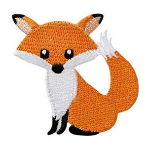 MONO-QUICK — Écusson thermocollant renard 5 x 5,5 cm