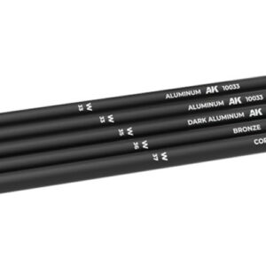 AK INTERACTIVE — Lot de crayons métalliques