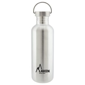 LAKEN Basic — Bouteille inox 1000 ml avec bouchon Vintage