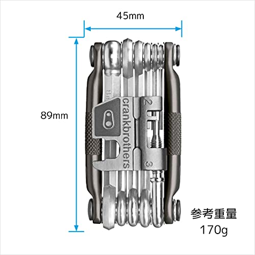 CRANKBROTHERS — Outil multifonction vélo Nickel – Image 4