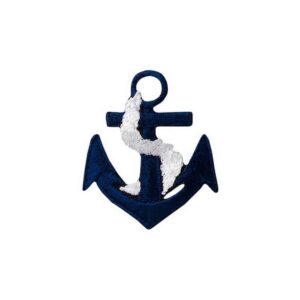 MONO-QUICK — Ancre thermocollante petit modèle bleu/blanc