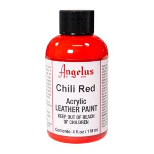 ANGELUS — Peinture acrylique pour cuir Chili Red 4 oz