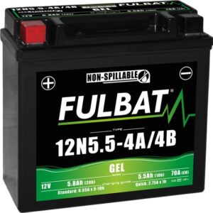 FULBAT — Batterie GEL SLA 12V 5,5Ah 70A droite