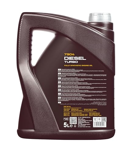 MANNOL Diesel Turbo — Huile moteur synthétique 5W-40 5 L
