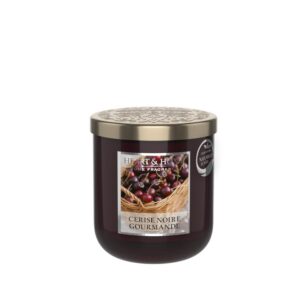 HEART & HOME — Bougie parfumée soja petite jarre cerise noire