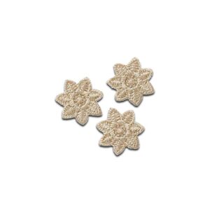 MONO-QUICK — Écusson thermocollant 3 étoiles beige