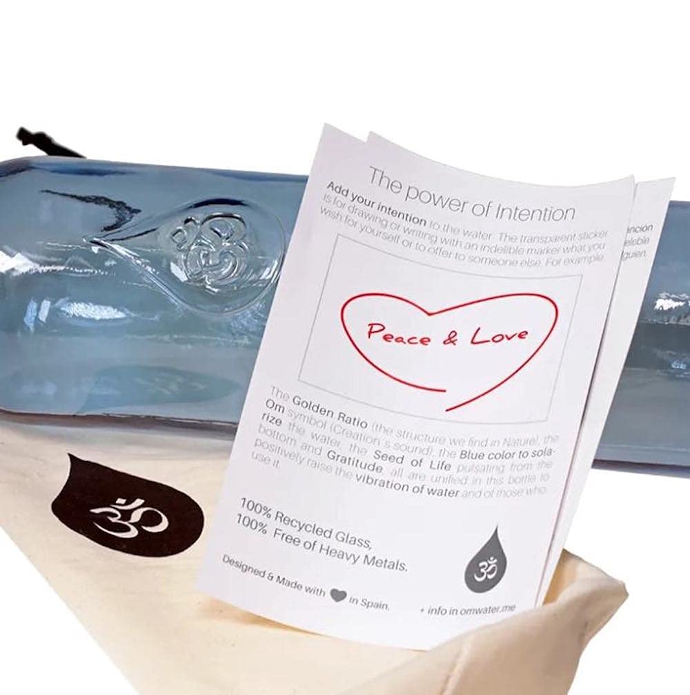 SACRED ESSENCE OM WATER — Bouteille de table en verre 1,2 l – Image 4