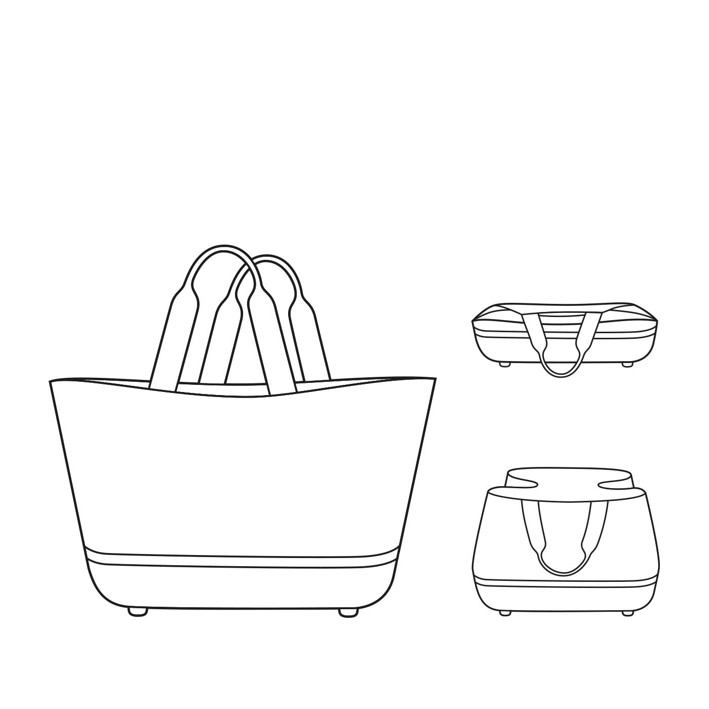 REISENTHEL shoppingbasket — Panier de courses 22 L noir – Image 7