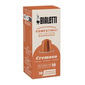 BIALETTI — Capsules café compatibles Nespresso® Cremoso x10