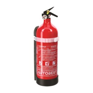 AUTOBEST — Extincteur à poudre ABC 2 kg avec manomètre
