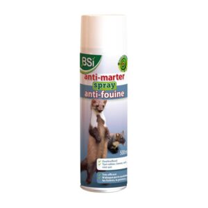 BSI - Spray Répulsif - Anti-Fouines Ou Martres - Action Rapide Et Sans Danger - Pour les Animaux - 500ml, Translucide