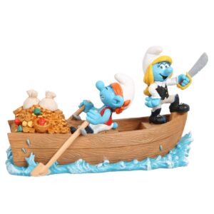 AQUADELLA — Figurine Les Schtroumpfs Pirates pour aquarium