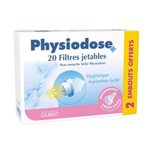 PHYSIODOSE — Boîte de 20 filtres jetables + 2 embouts offerts
