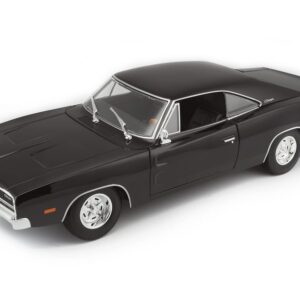 MAISTO — Dodge Charger R/T 1969 noire 1/18
