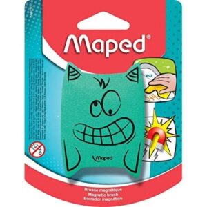 MAPED — Gomme magnétique pour tableau blanc 2 couleurs