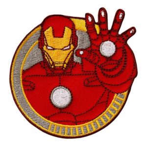 AVENGERS — Écusson thermocollant Iron Man 7 x 7,5 cm