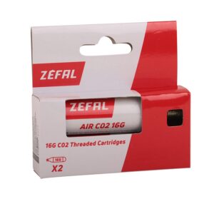 ZÉFAL — Cartouches CO2 filetées 16 g lot de 2