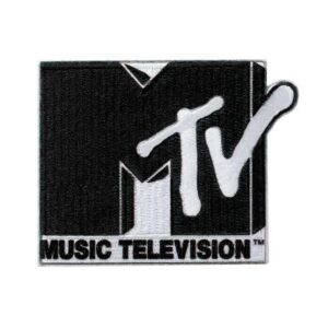 MTV — Lot de 1830 écussons thermocollants noirs