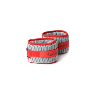 Sveltus Paire de bracelets aquatiques, 500 g chacun, couleur rouge et gris, 1kg