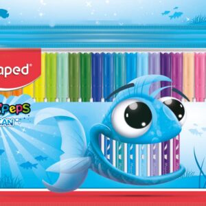 MAPED Color Peps Ocean — 24 feutres de coloriage lavables