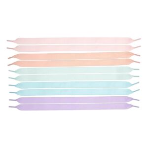 Lacet ruban pour bijoux — pastel 33 cm, lot de 10