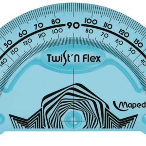 MAPED Twist'n'flex — Rapporteur 180° 10 cm gradué