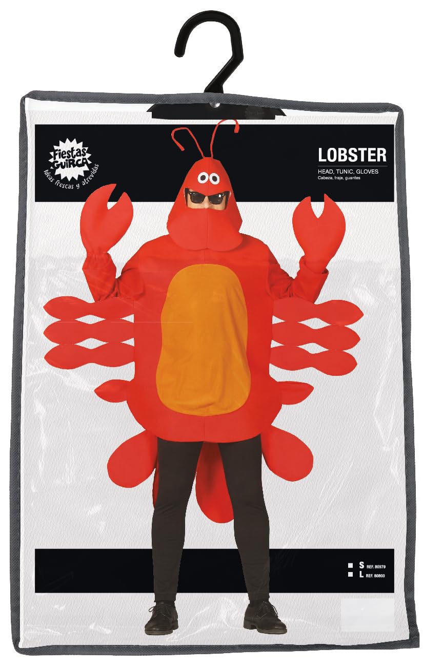 FIESTAS GUIRCA — Déguisement crabe/homard adulte taille L 52-54 – Image 7