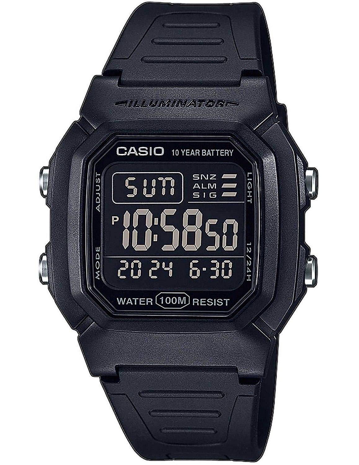 CASIO W-800H-1BVES — Montre digitale homme
