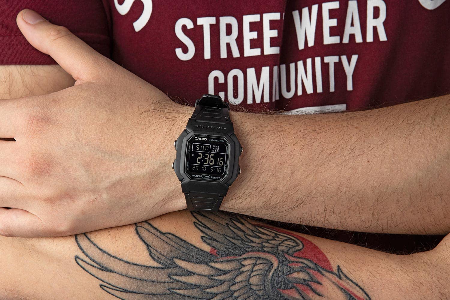 CASIO W-800H-1BVES — Montre digitale homme – Image 4