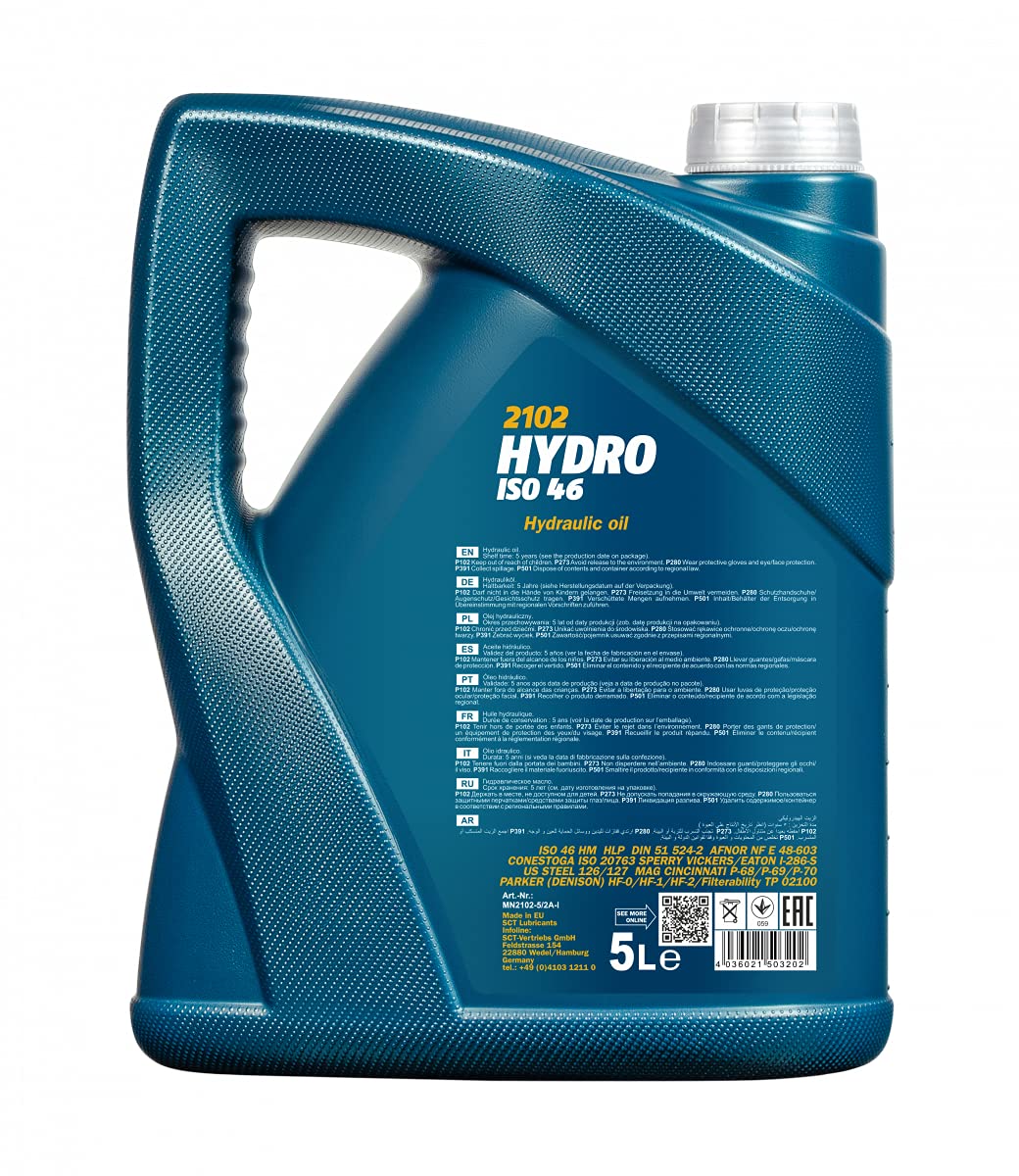 MANNOL MN2102-5 — Huile hydraulique centrale 5 L