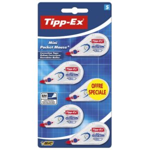 TIPP-EX Mini Pocket Mouse — Rubans correcteurs 6 m x 5 mm x5