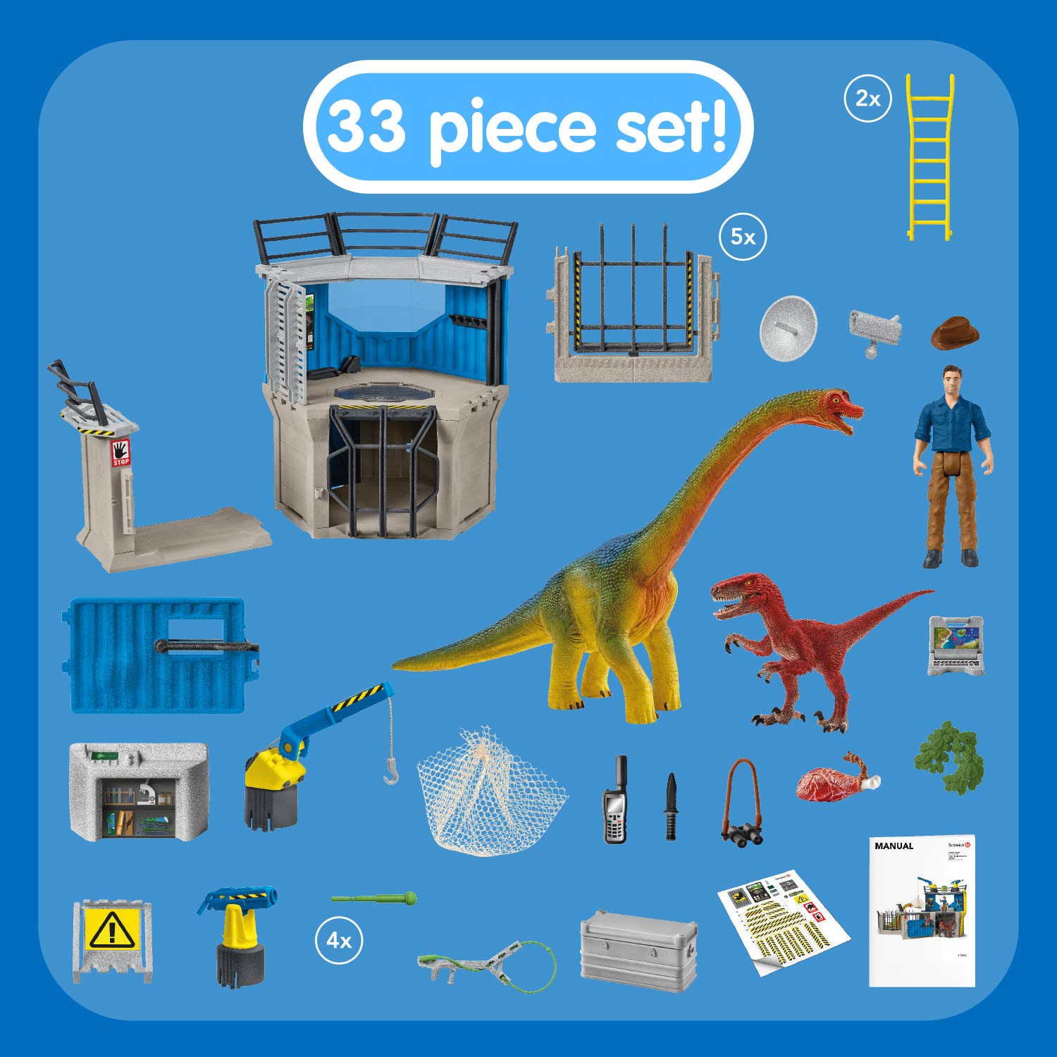 SCHLEICH — Grande station de recherche Dino – Image 5