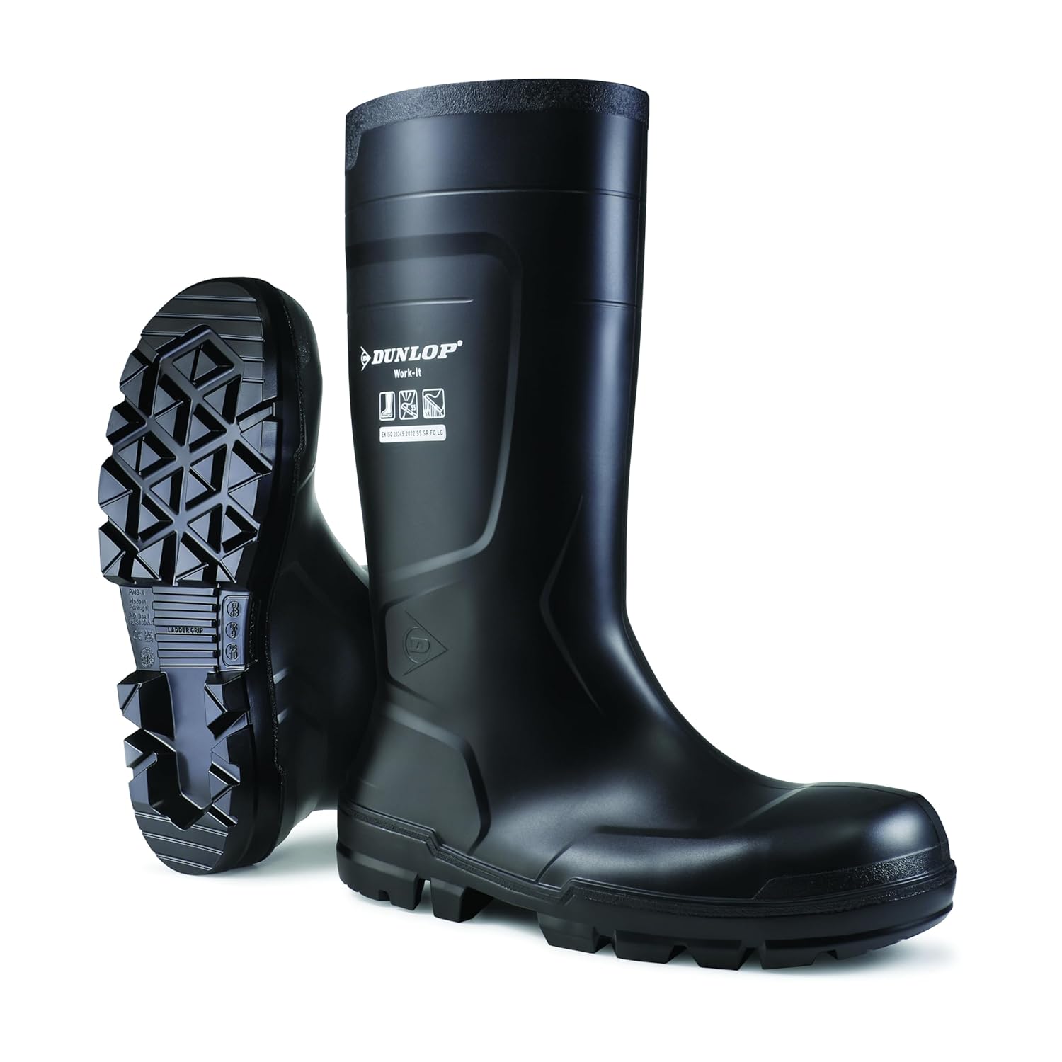 DUNLOP Work-it Full Safety — Botte industrielle noire 42 EU