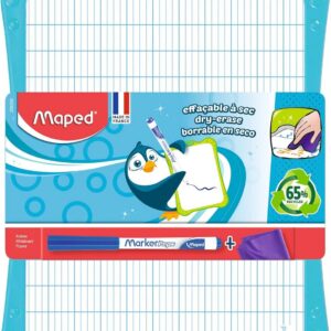 MAPED — Ardoise effaçable 20x28 cm avec accessoires
