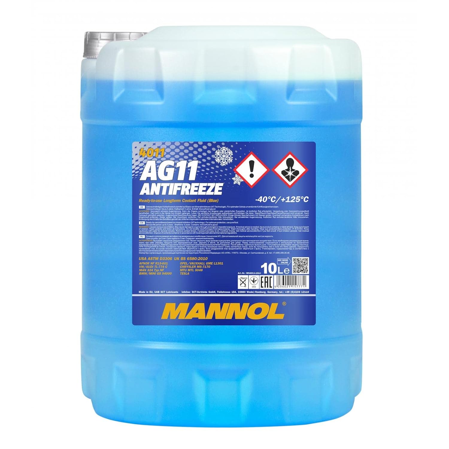 MANNOL — Antigel bleu 10 L