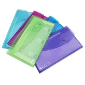 RAPESCO ECO — Pochettes à bouton-pression DL lot de 5