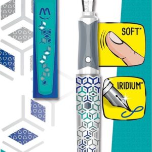 MAPED — Stylo plume rechargeable bleu