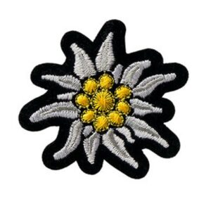 MONO QUICK — Application thermocollante velours edelweiss 5 cm