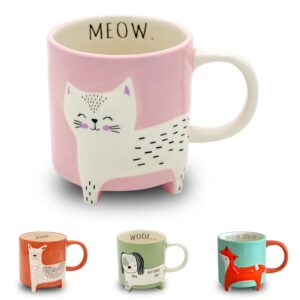 WINKEE — Tasse animaux mignons XXL 450 ml