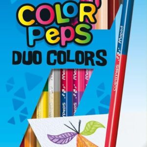 MAPED Color'Peps Duo — Crayons de couleur triangulaires 12 pcs