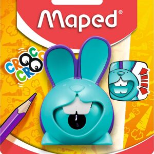 MAPED Croc Croc — Taille-crayon avec réservoir pour crayons fins