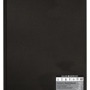 DALER ROWNEY Ebony — Carnet de croquis A3 48 feuilles 150 g/m²