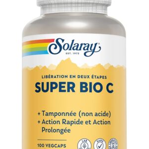 SOLARAY Super Bio C — Complément vitamine C 100 vegcaps