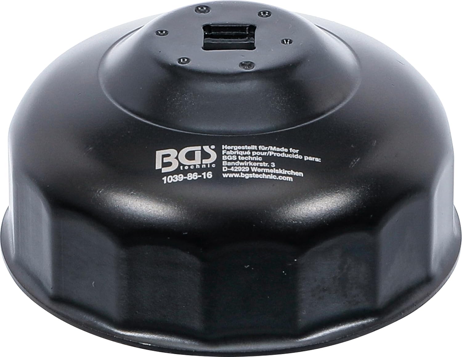 BGS — Clé à filtre à huile cloche 16 pans Ø 86 mm – Image 2